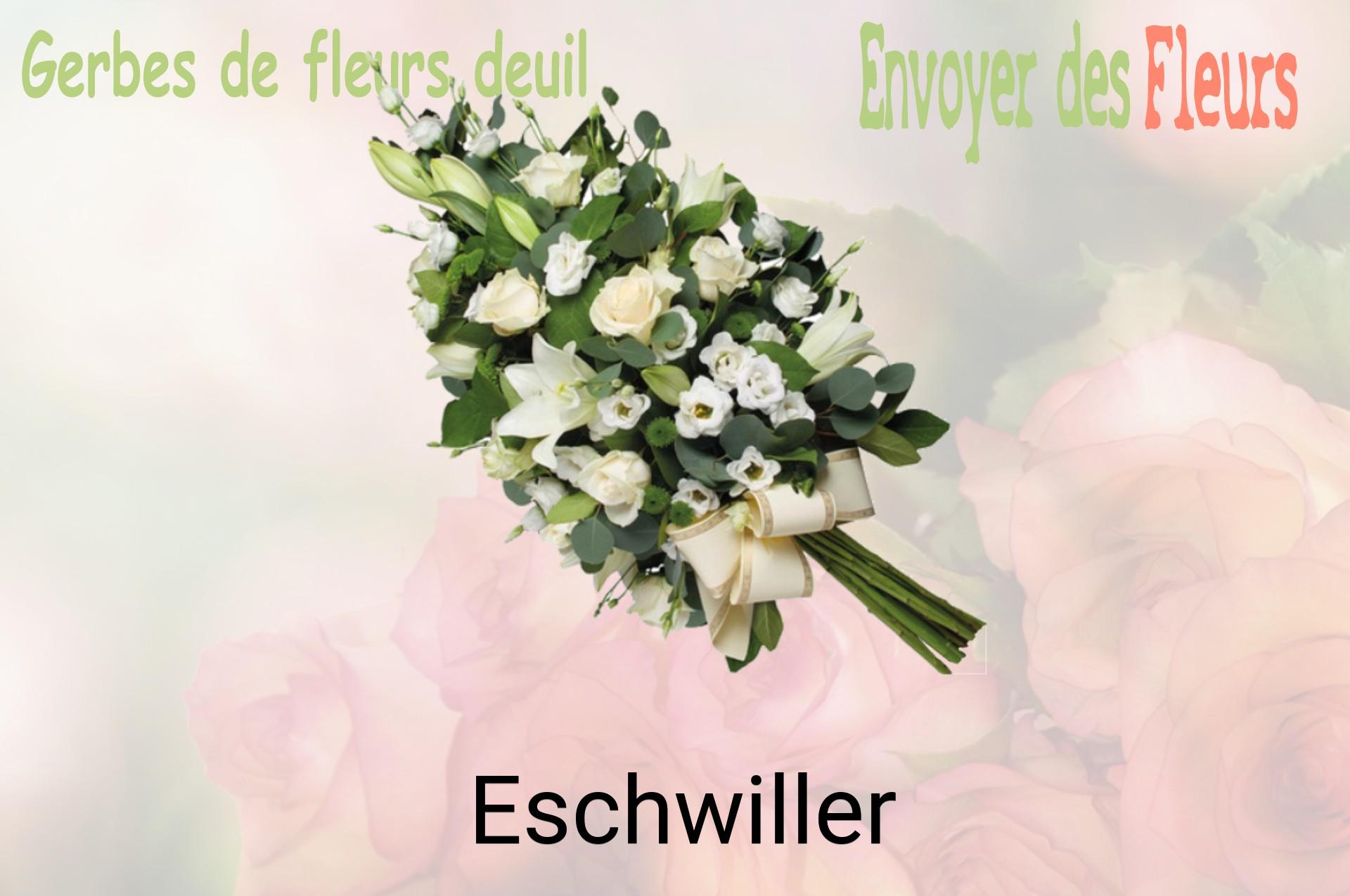 Gerbe de fleurs de deuil livrée à Eschwiller
